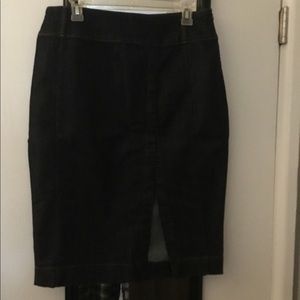 White House Black Market Denim Skirt